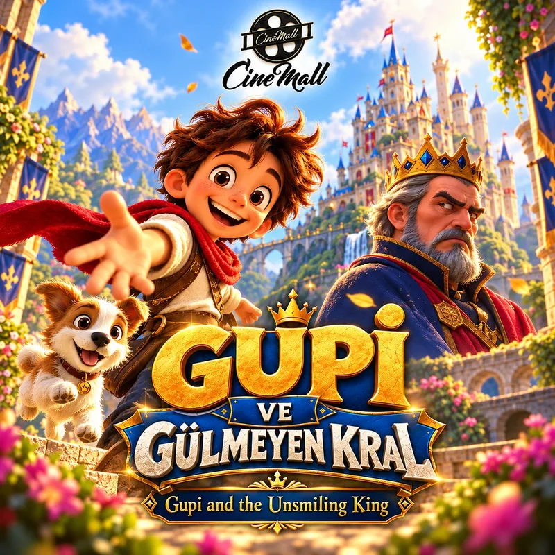 Gupi ve Gülmeyen Kral afişi